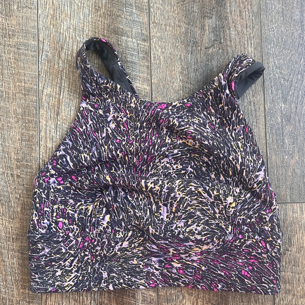 Lululemon Colourful Patterned Sports Bra